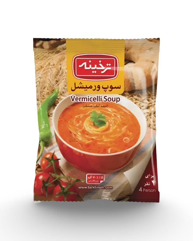 سوپ ورمیشل ترخینه